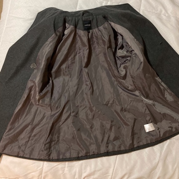 Rampage Grey Peacoat | Size S | Tailored | Office | Holiday | Fall Coats - Picture 7 of 13